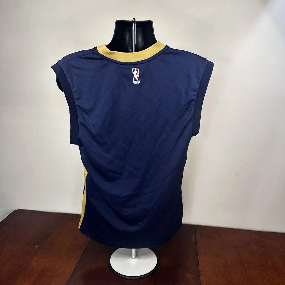 Adidas NBA New Orleans Pelicans Jersey Mens‎ Small Navy Blue Gold Excellent